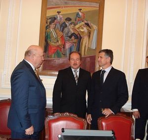 Губернатор Валерий Шанцев и президент Группы компаний   "Гестамп"  Франсиско Хосе Риберас