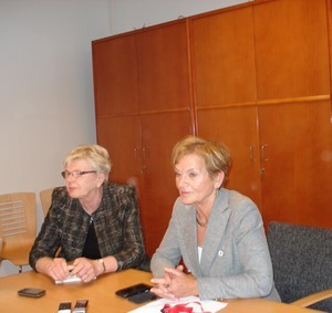3. На встрече с Мерья Пулкканен, заместителем министра Министерства охраны окружающей среды Финляндии