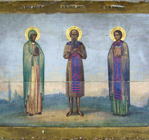 Св.Мария Магдалина Павел Фивийский и Преподобный Иоанн Кущник