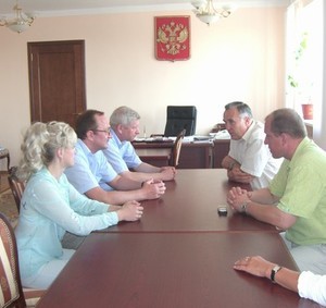 Встреча с главой района Виктором Куренковым