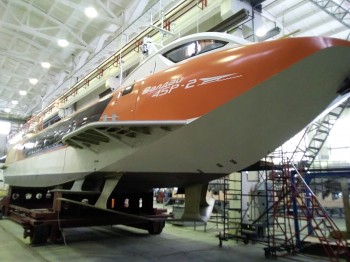 Построенное в Нижегородской области судно "Валдай"поступило в Самару