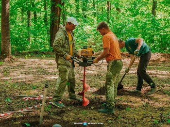 Благоустройство скверов у ДК &quot;Салют&quot; и &quot;Дубовой рощи&quot; в Чебоксарах завершат осенью