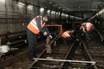 Дефект путей устранили на станции метро &quot;Горьковская&quot; в Нижнем Новгороде 