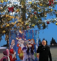 Новогодняя елка на пл.Минина в связи с эстафетой Олимпийского огня демонтирована не будет - администрация Н.Новгорода