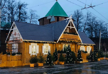 Резиденцию Деда Мороза для главной площади Нижнего Новгорода изготовили в ИК-7 