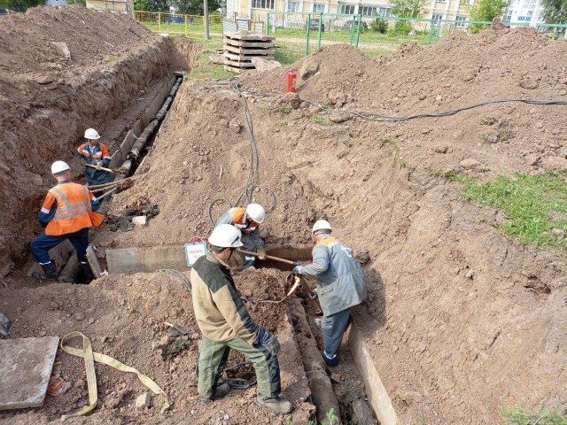Более 25 км трубопроводов переложат в Чебоксарах