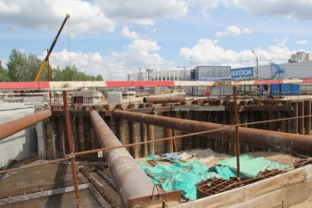  Более 1 тысячи человек трудятся на строительстве станции &quot;Стрелка&quot; нижегородского метрополитена