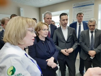 Вероника Скворцова посетила с рабочим визитом Приволжский медицинский научный центр в Нижнем Новгороде