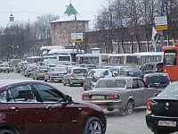 В центре Н.Новгорода 26 февраля будет ограничено движение транспорта