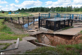 Размытую в мае плотину в Орском районе Марий Эл планируется восстановить по федпроекту