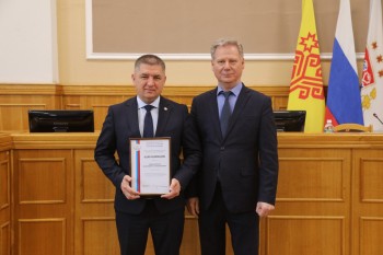 Мэр Чебоксар Владимир Доброхотов получил благодарность от Госдумы