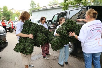 Пятую партию гуманитарной помощи отправили нижегородские волонтёры в Курскую область