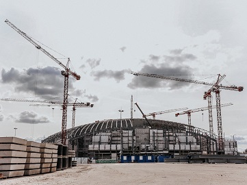 Каркас ледового дворца в Нижнем Новгороде готов на 60% Каркас ледового дворца в Нижнем Новгороде готов на 60%