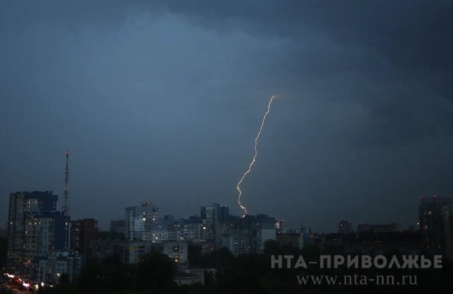 Ливни и град придут Нижегородскую область в ближайшие часы