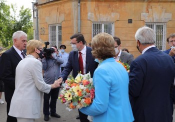 Глеб Никитин оценил капремонт в сормовской школе №141 Нижнего Новгорода