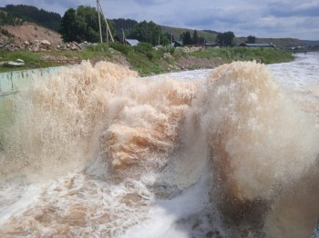 Сброс с Юмагузинского водохранилища в Башкирии увеличен до 770 м3/сек