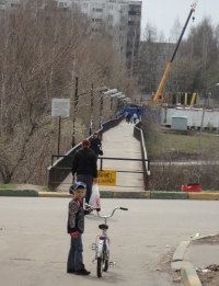 В Н.Новгороде ремонт пешеходного моста на ул. Козицкого будет закончен в начале ноября 