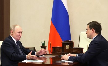 Владимир Путин выразил надежду на переизбрание Глеба Никитина губернатором Нижегородской области