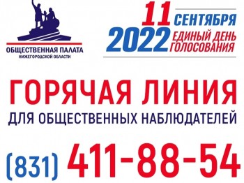&quot;Горячую линию&quot; для наблюдателей на выборах организовали в Нижегородской области