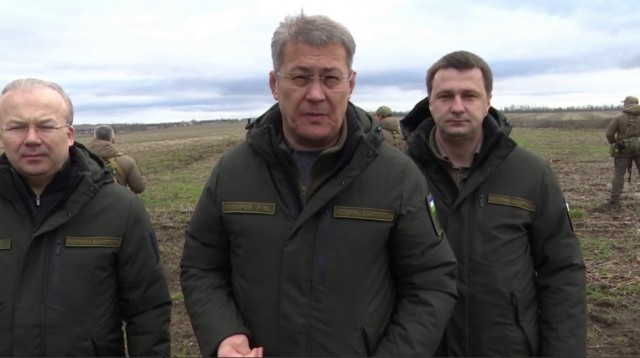 Радий Хабиров в ходе визита на Донбасс встретился с мобилизованными из Башкирии (ВИДЕО)