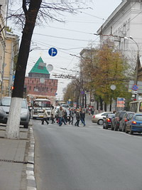 В Н.Новгороде 11 июня – 3 июля движение транспорта по ул.Варварская будет осуществляться по суженной проезжей части