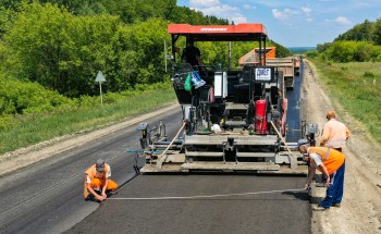 Ремонт участка трассы Р-158 в Починковском районе Нижегородской области выполнен на 50% 