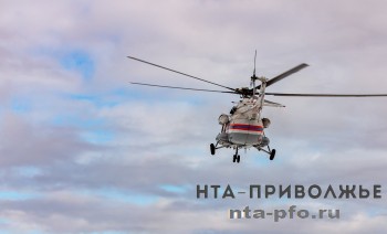 Вертолет совершил жесткую посадку в Нижегородской области