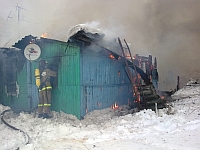 Нижегородские следователи начали проверку по факту гибели на пожаре пятерых человек, в том числе четверых малолетних детей