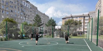 Социальные участковые добились модернизации футбольного поля в Нижнем Новгороде