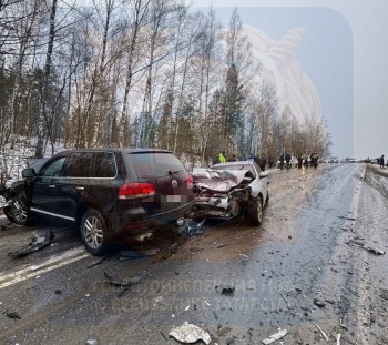 ГАИ Татарстана поделилось видео смертельного массового ДТП под Альметьевском