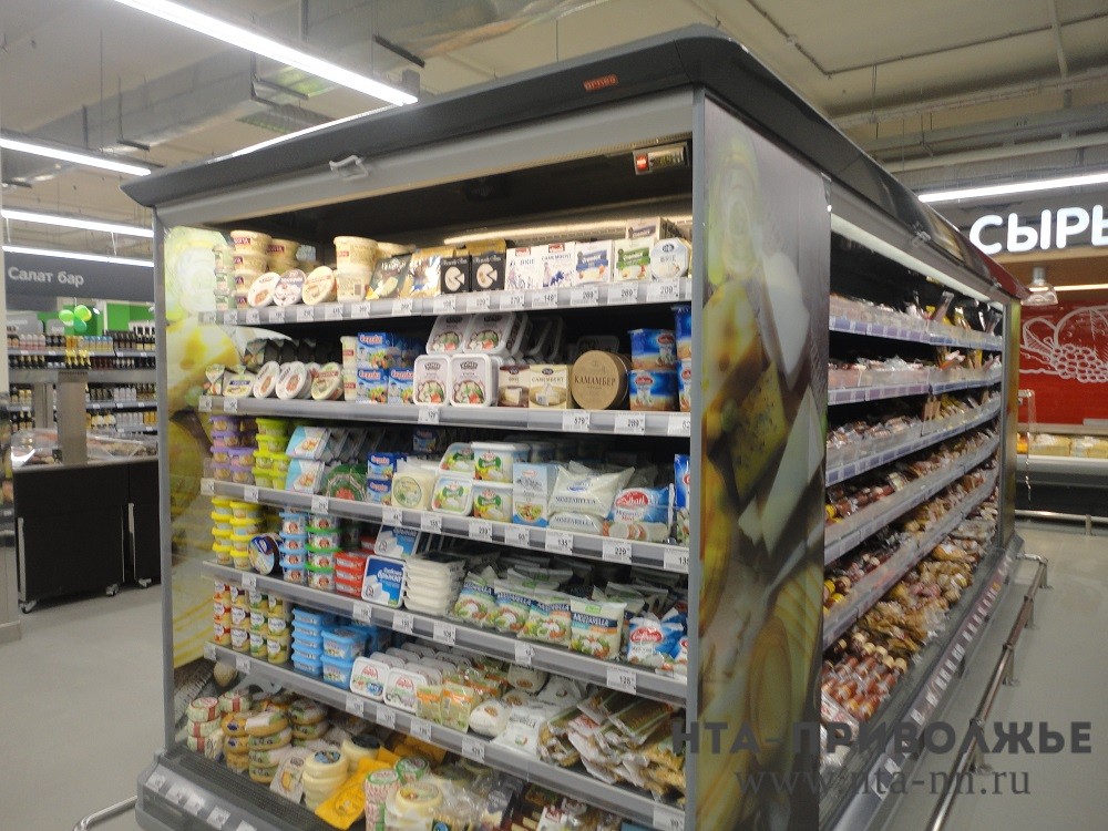 Нижегородских молочных продуктов в местных магазинах около 50%