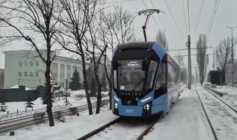 "Львята" вышли на техническую обкатку трамвайного маршрута №3 в Саратове