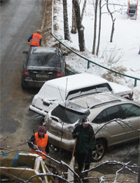 Эксплуатационные службы Н.Новгорода будут эвакуировать автомобили, мешающие уборке дворов от снега 