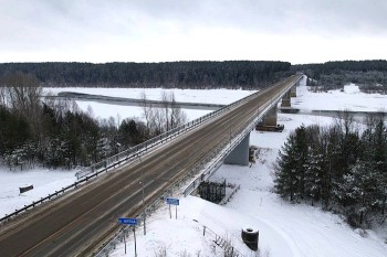 Крупнейший в Кировской области мост через Вятку отремонтировали по БКД