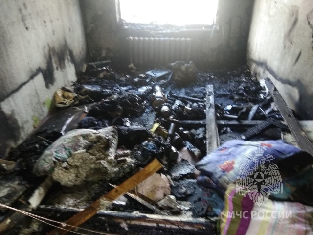 Мужчина и женщина погибли при пожаре в пос. Мулино Нижегородской области