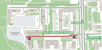 Парковку временно ограничат на ул. Академика Королева в Нижнем Новгороде