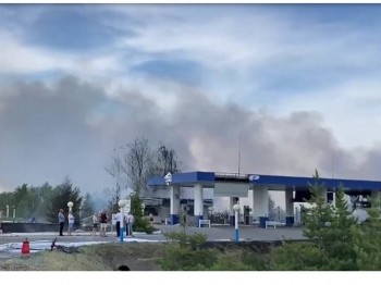 Пять человек пострадали в пожаре на АЗС в Ульяновской области