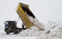 Десять дополнительных площадок для временного складирования снега с улиц Нижнего Новгорода задействованы горадминистрацией