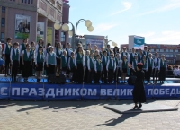 ГК &quot;Столица Нижний&quot; поздравила нижегородцев с Днем Великой Победы праздничным концертом на площади Революции