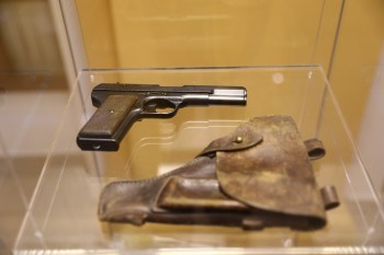 Образцы советского стрелкового оружия представлены на выставке в историческом парке &quot;Россия – моя история&quot; в Нижнем Новгороде