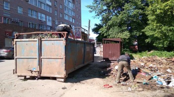 Несанкционированную свалку ликвидировали в частном секторе в Советском районе Нижнего Новгорода