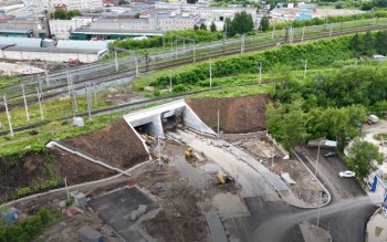 Движение по тоннелю на ул. Вишерской в Перми откроют с 1 сентября Движение по тоннелю на ул. Вишерской в Перми откроют с 1 сентября