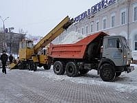 Более 1 тыс. кубометров снега вывезено с городских магистралей, тротуаров и придомовых территорий Нижнего Новгорода за сутки