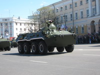 Первая тренировка колонны боевой техники ЗВО перед парадом в честь Дня Победы пройдет в Нижнем Новгороде 22 апреля