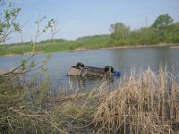 В Выксе автомобиль съехал в пруд, погиб водитель
