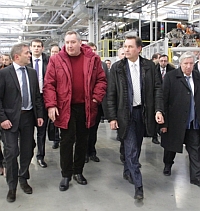 Рогозин посетил Горьковский автозавод