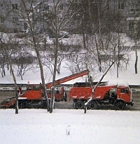 В связи со снегопадом все дорожные службы Н.Новгорода переведены на усиленный режим работы