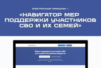 Электронный сервис создан для участников СВО из Марий Эл