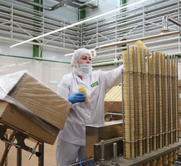 Фабрику мороженного открыли на базе ГК "Белая долина" в Энгельсе