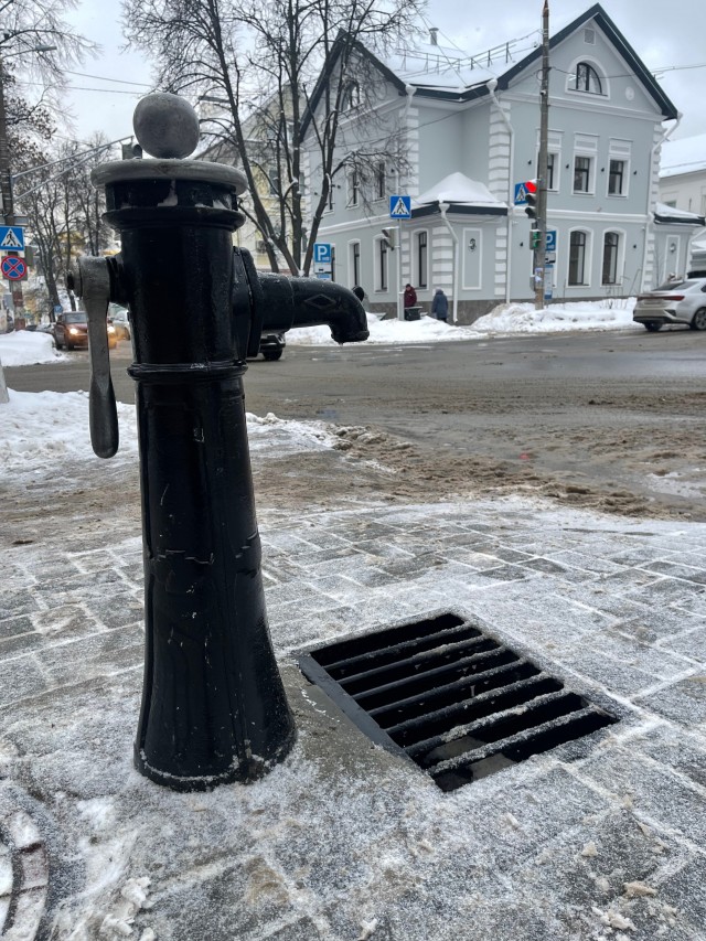 Нижегородский водоканал восстановил водоразборную колонку системы Черкунова для Заповедных кварталов